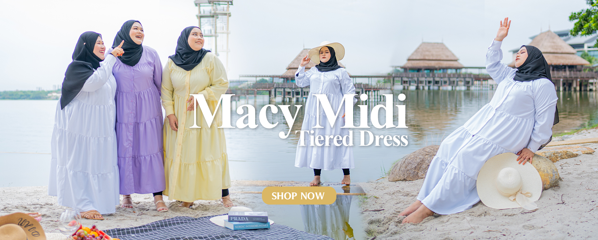 Macy Midi Tiered Dress
